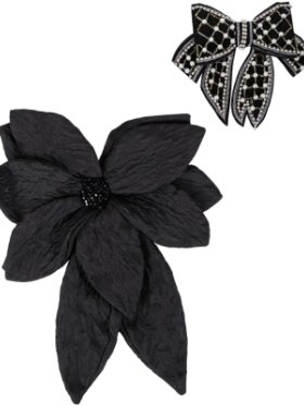 Coster Copenhagen - Big Flower and bow brooch Coster Copenhagen - Big Flower and bow brooch
