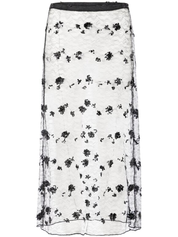 Coster Copenhagen - Sequins skirt black