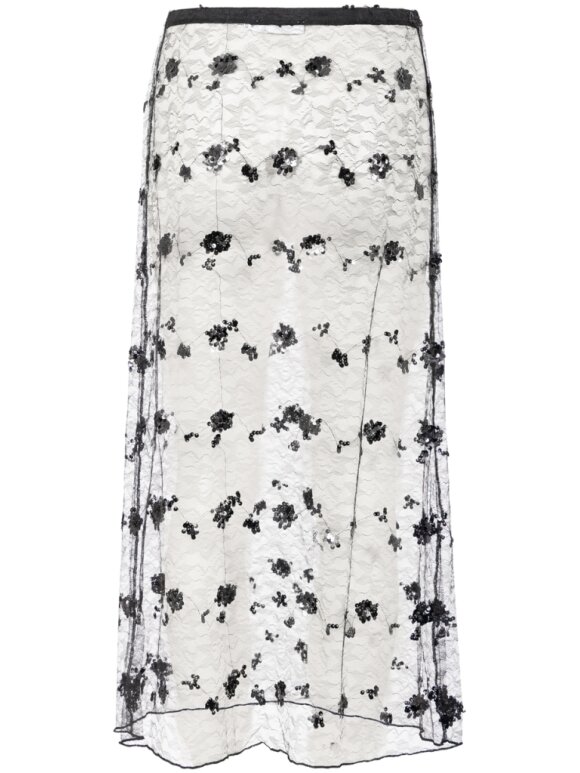 Coster Copenhagen - Sequins skirt black