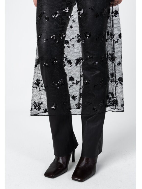 Coster Copenhagen - Sequins skirt black