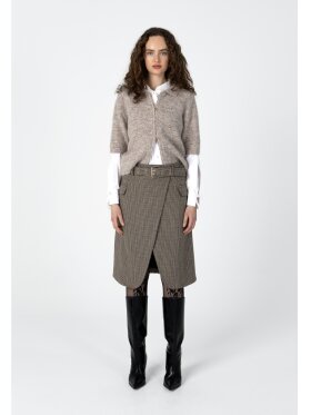 Coster Copenhagen - Knit with Zipper sand Coster Copenhagen - Knit with Zipper sand