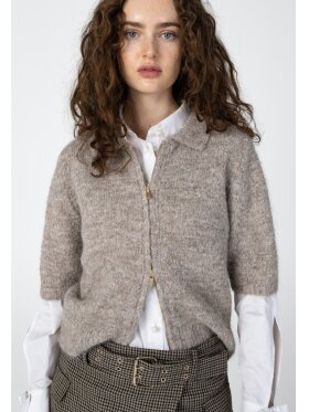 Coster Copenhagen - Knit with Zipper sand Coster Copenhagen - Knit with Zipper sand