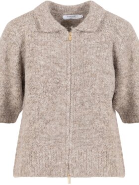 Coster Copenhagen - Knit with Zipper sand Coster Copenhagen - Knit with Zipper sand