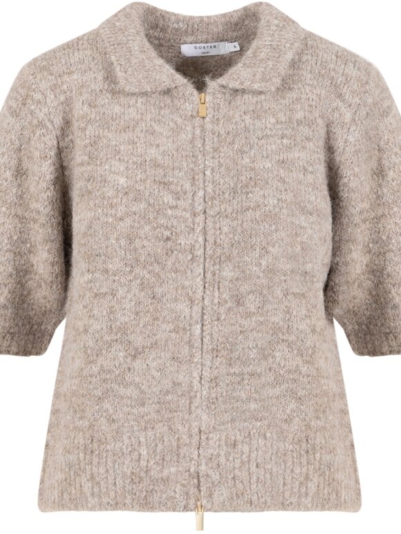 Coster Copenhagen - Knit with Zipper sand