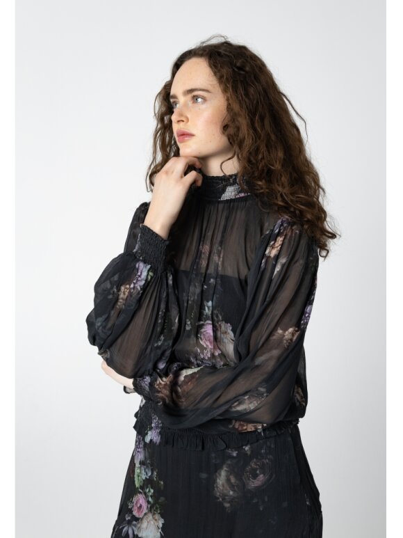 Coster Copenhagen - Blouse in vintage floral print