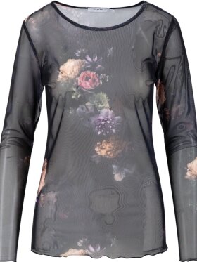 Coster Copenhagen - Mesh O-neck Vintage floral