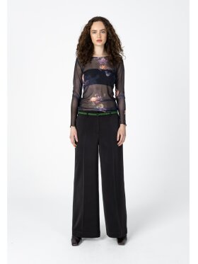 Coster Copenhagen - Mesh O-neck Vintage floral