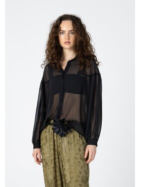 Coster Copenhagen - Shirt with Gatherings black