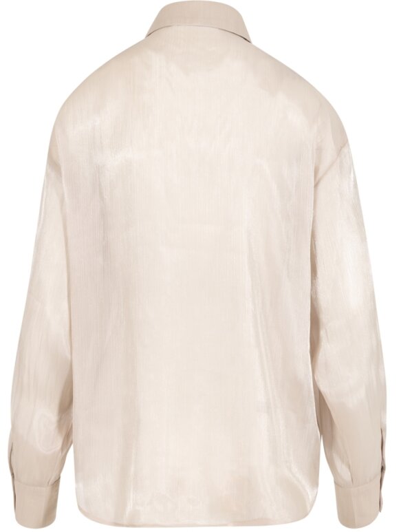 Coster Copenhagen - Metallic Shirt Light Beige