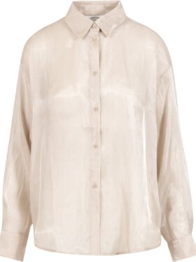 Coster Copenhagen - Metallic Shirt Light Beige Coster Copenhagen - Metallic Shirt Light Beige