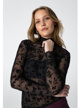 Coster Copenhagen - Eve Mesh Turtleneck Black Coster Copenhagen - Eve Mesh Turtleneck Black