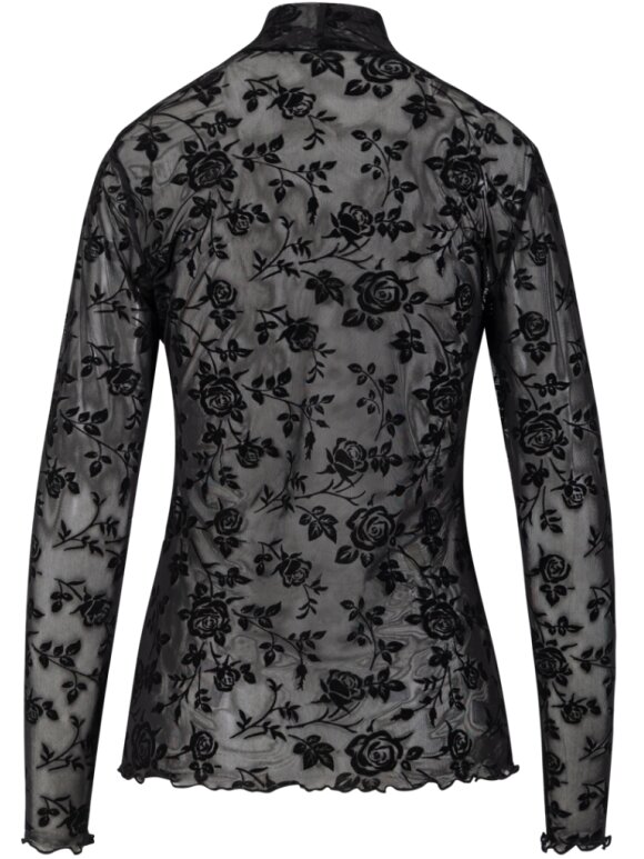 Coster Copenhagen - Eve Mesh Turtleneck Black