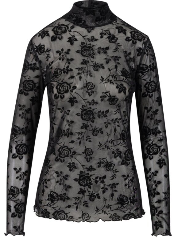 Coster Copenhagen - Eve Mesh Turtleneck Black