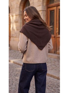 Prepair - Mona Knit Scarf Brown