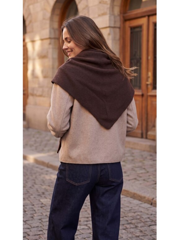 Prepair - Mona Knit Scarf Brown