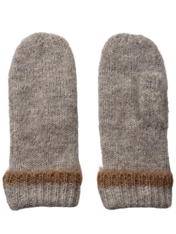 Numph - NUTerry Mittens Silver mink