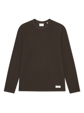 Les Deux - Label Waffle LS T-Shirt Les Deux - Label Waffle LS T-Shirt