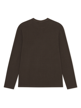 Les Deux - Label Waffle LS T-Shirt Les Deux - Label Waffle LS T-Shirt