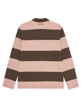 Les Deux - Striped LS Polo Shirt Les Deux - Striped LS Polo Shirt