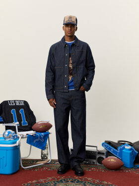 Les Deux - NFL FOOTBALL DENIM OVERSHIRT