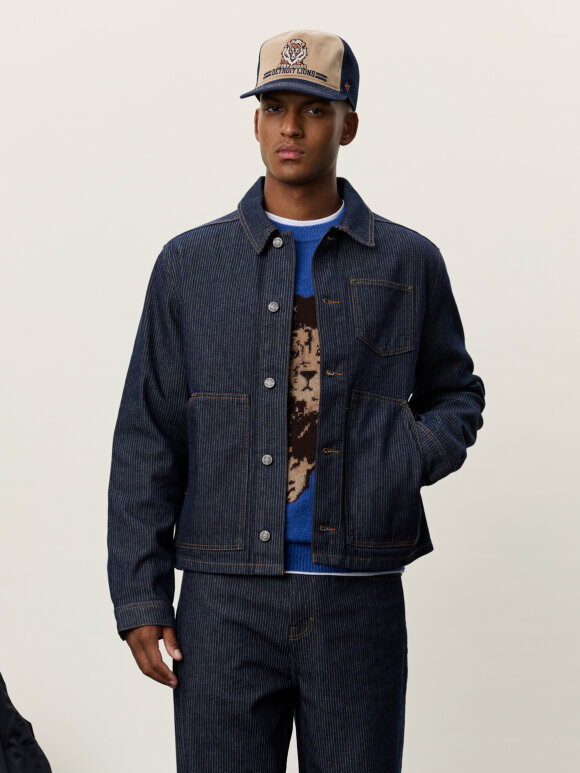 Les Deux - NFL FOOTBALL DENIM OVERSHIRT