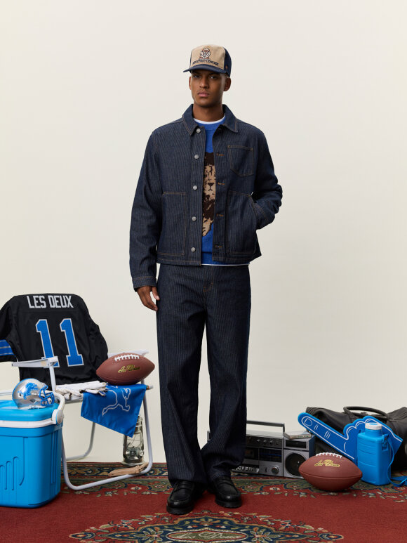 Les Deux - NFL FOOTBALL DENIM OVERSHIRT