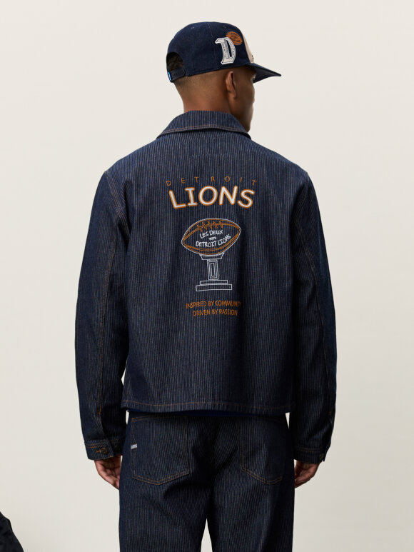 Les Deux - NFL FOOTBALL DENIM OVERSHIRT