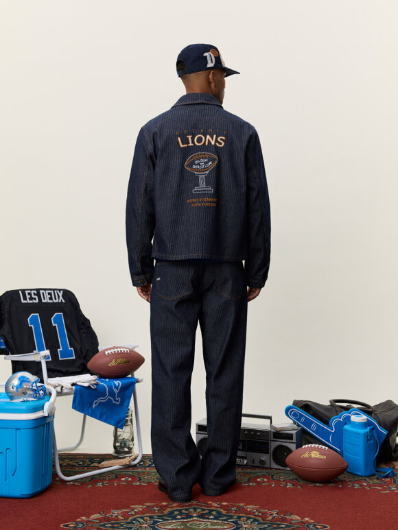 Les Deux - NFL FOOTBALL DENIM OVERSHIRT