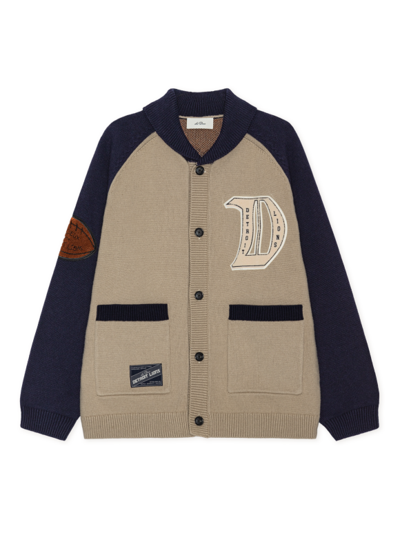 Les Deux - NFL FOOTBALL KNITTED CARDIGAN