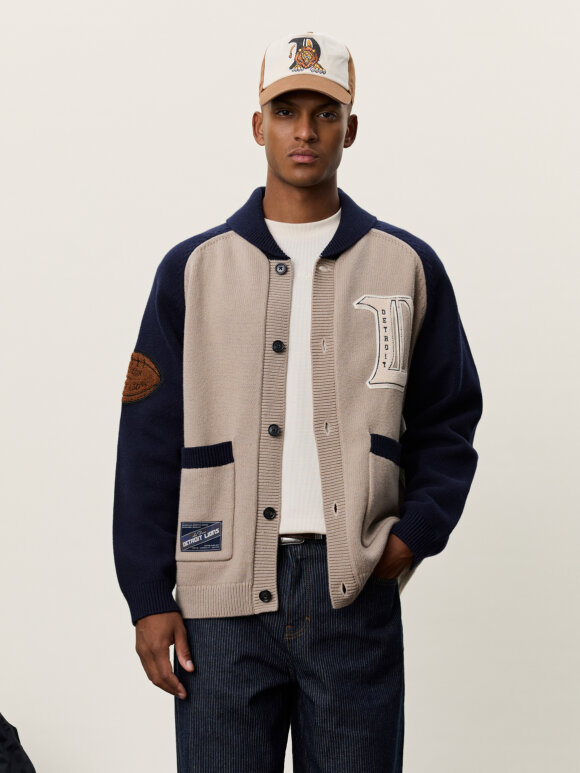 Les Deux - NFL FOOTBALL KNITTED CARDIGAN