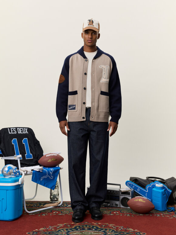 Les Deux - NFL FOOTBALL KNITTED CARDIGAN