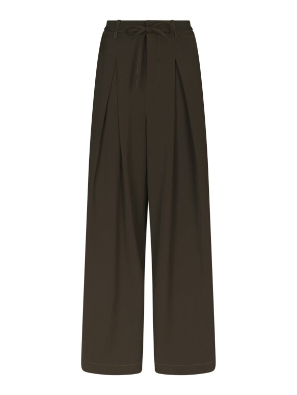 Neo Noir - Eddina Woven Pants d. brown