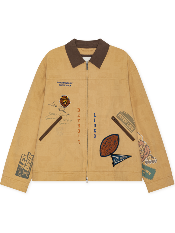 Les Deux - NFL AOP Football Zipper Jacket
