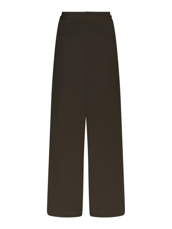 Neo Noir - Eddina Woven Pants d. brown
