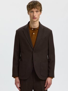 Selected - SLMReg-Brooks Wool Blend BLZ