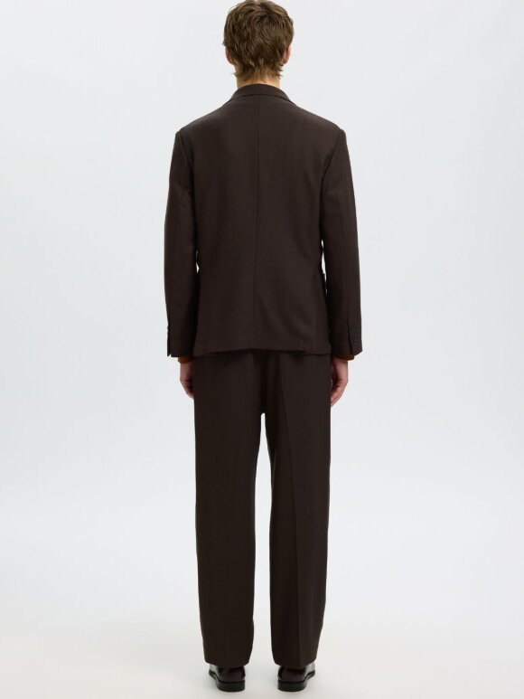 Selected - SLMReg-Brooks Wool Blend BLZ