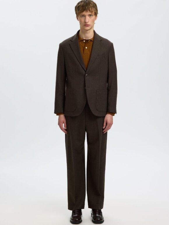 Selected - SLMReg-Brooks Wool Blend BLZ