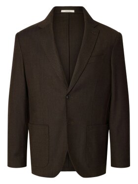 Selected - SLMReg-Brooks Wool Blend BLZ
