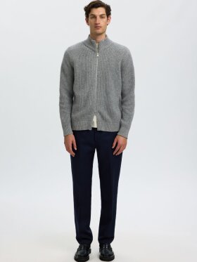 Selected - SLMCody LS Knit Zip Cardigan