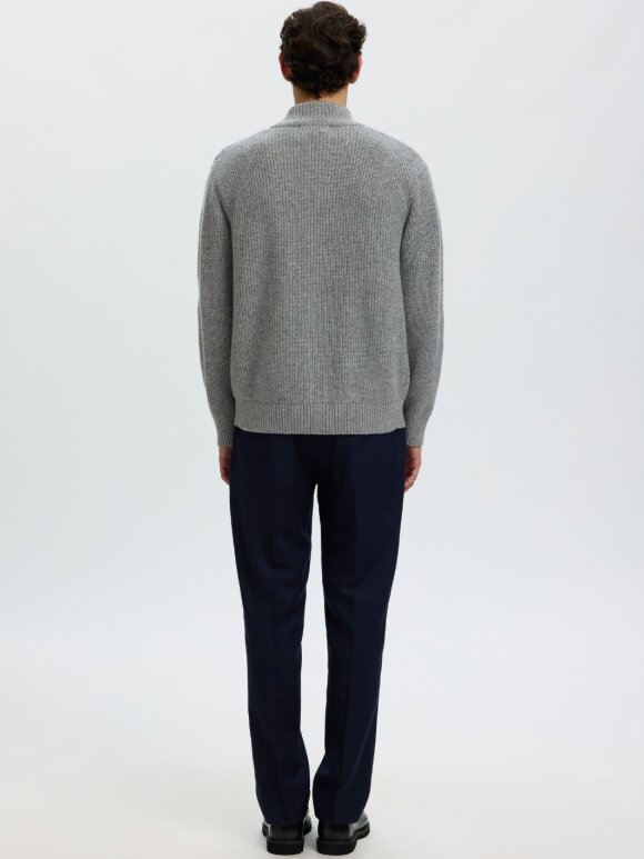 Selected - SLMCody LS Knit Zip Cardigan