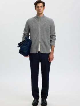 Selected - SLMCody LS Knit Zip Cardigan