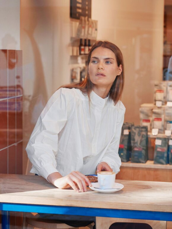 Neo Noir - Melya Poplin Shirt white