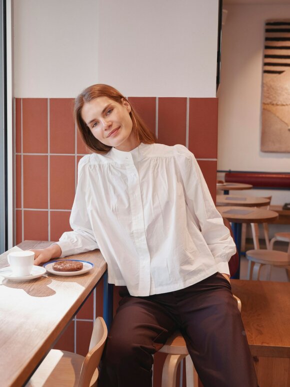 Neo Noir - Melya Poplin Shirt white