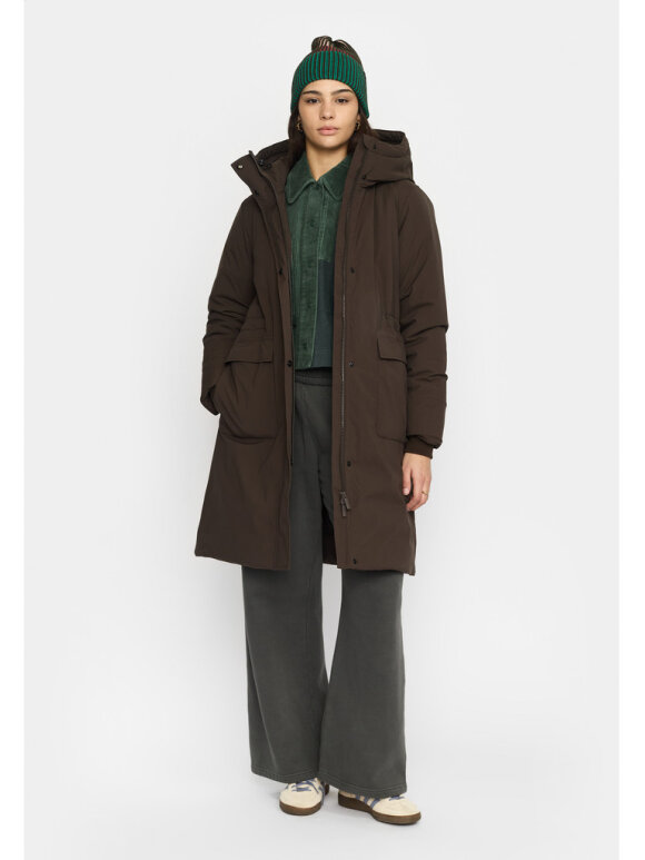 Selfhood Dame - Parka Coat Brown