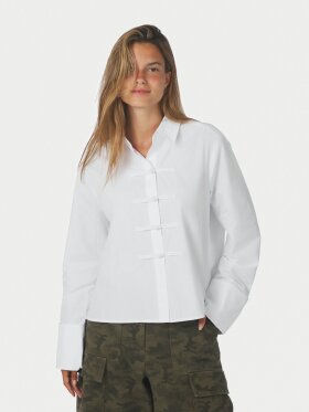 Neo Noir - Cam Poplin Shirt Off white