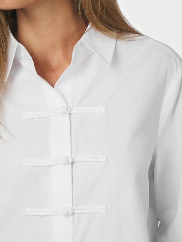 Neo Noir - Cam Poplin Shirt Off white