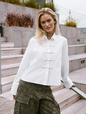 Neo Noir - Cam Poplin Shirt Off white