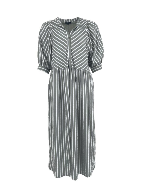 Black Colour - Nel Striped dress