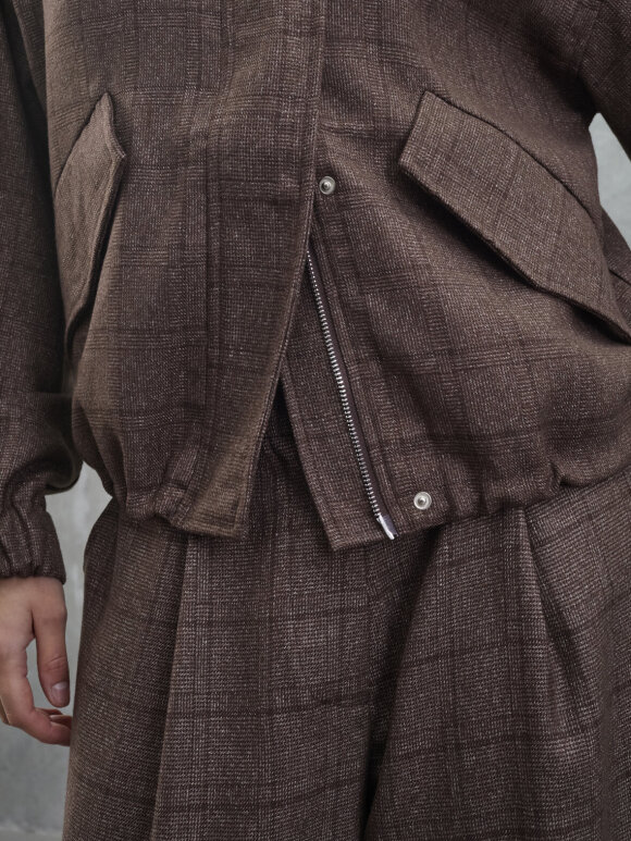 Love & Divine - Love1617-1 jacket Brown Check