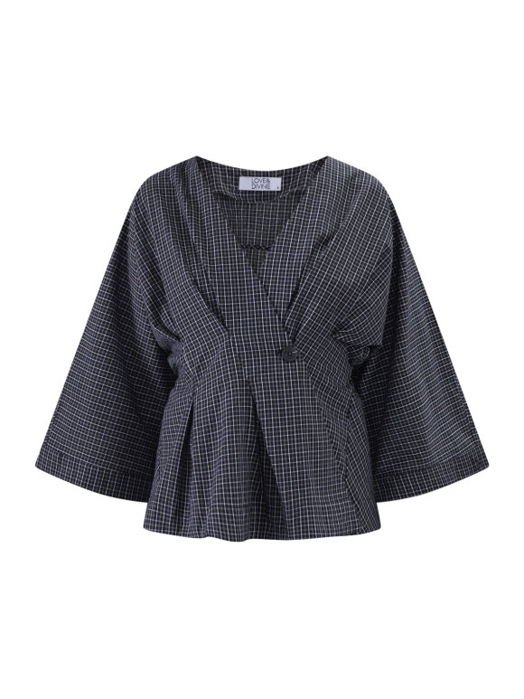 Love & Divine - Love1510-1 Shirt Black Check